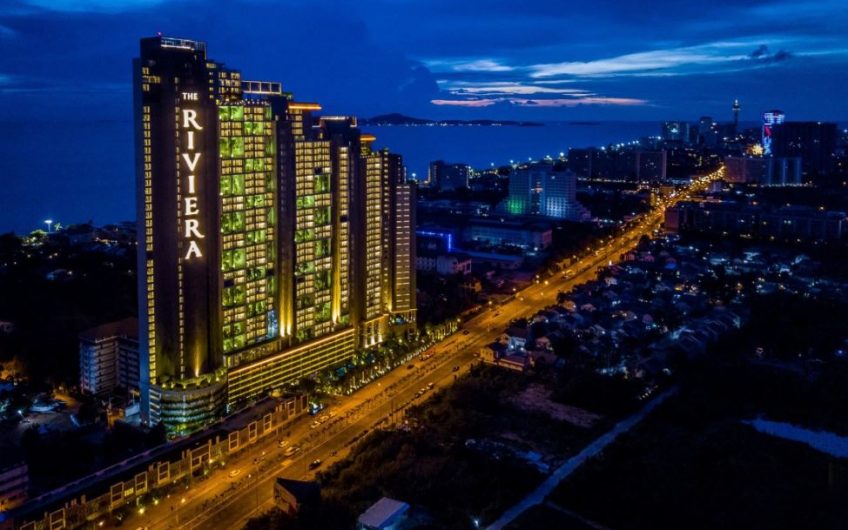 คอนโดหรู 2ห้องนอนให้เช่า โครงการ The Reviera Jomtien