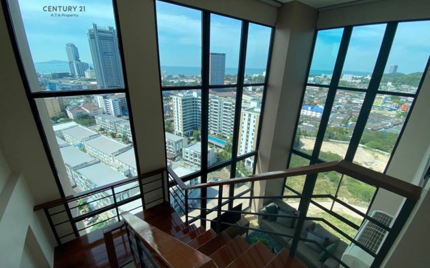 Condo for rent The Sky sriracha,  Duplex room, sea view