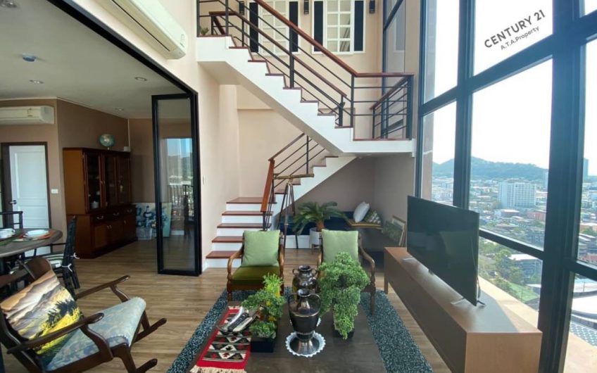 Condo for rent The Sky sriracha,  Duplex room, sea view