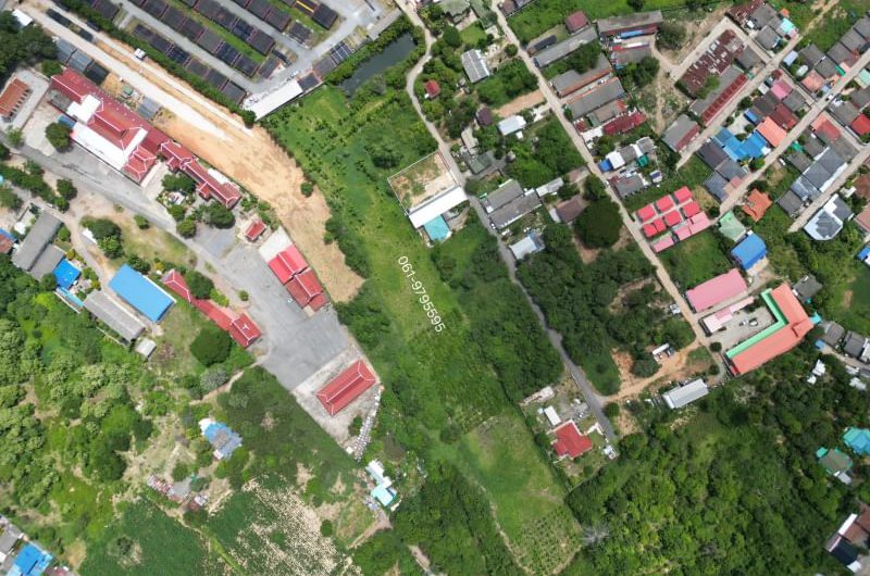 Large plot of land for sale near the sea, Sattahip, Chonburi.