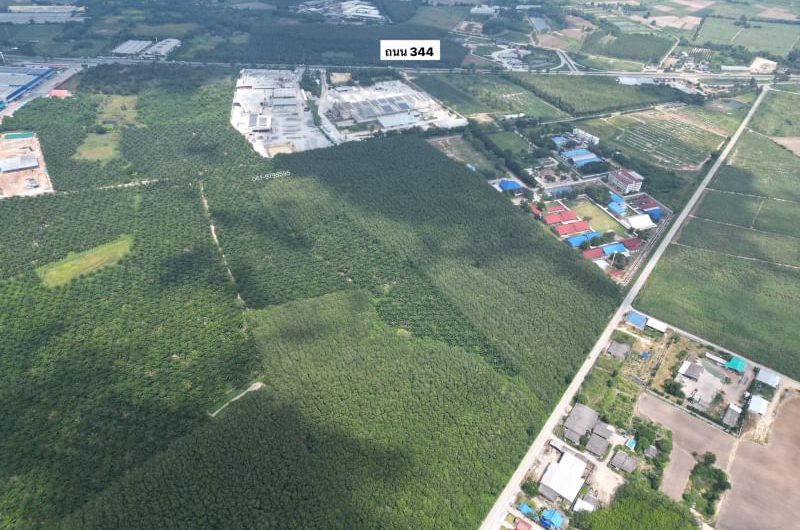 Land for sale in Ban Bueng, Nong Irun, behind the Smart Concrete Factory.