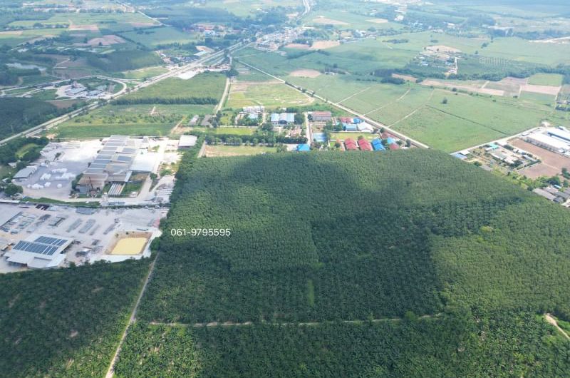 Land for sale in Ban Bueng, Nong Irun, behind the Smart Concrete Factory.