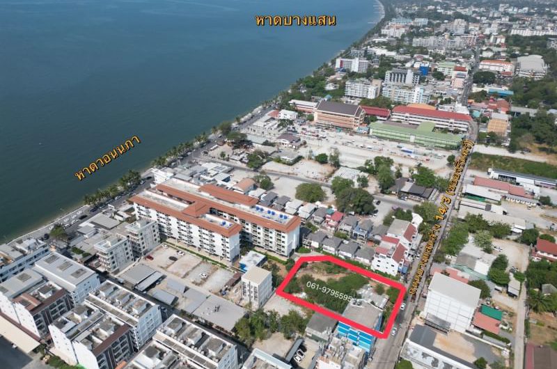 Beautiful plot of land for sale Near Wonnapha Beach Next to Bang Saen Lang Road 14/3 Soi Jarin, Chonburi.