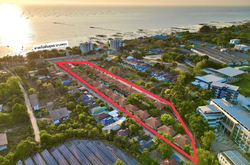 Resort business for rent in Sriracha Near the Bang Phra sea, great location, ready for business, Chonburi