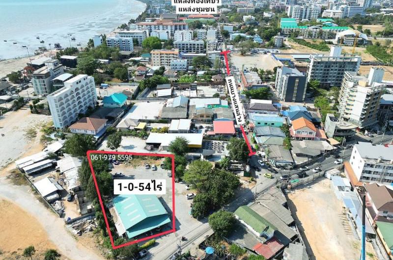 Land in Chonburi, Wannapha Beach, Bang Saen, prime location near Burapha University, Chonburi.