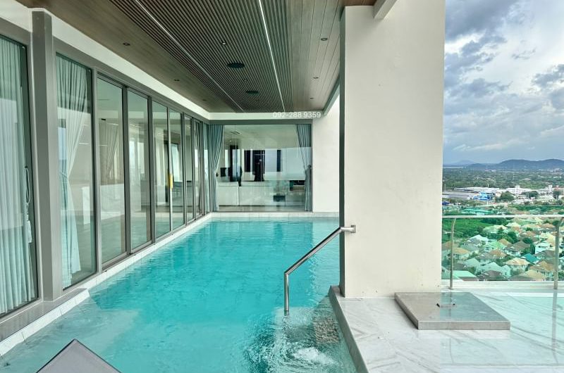 For sale, for rent, penthouse, Casaluna Paradiso, beautiful room, good location, sea view, furnished, move in Ready