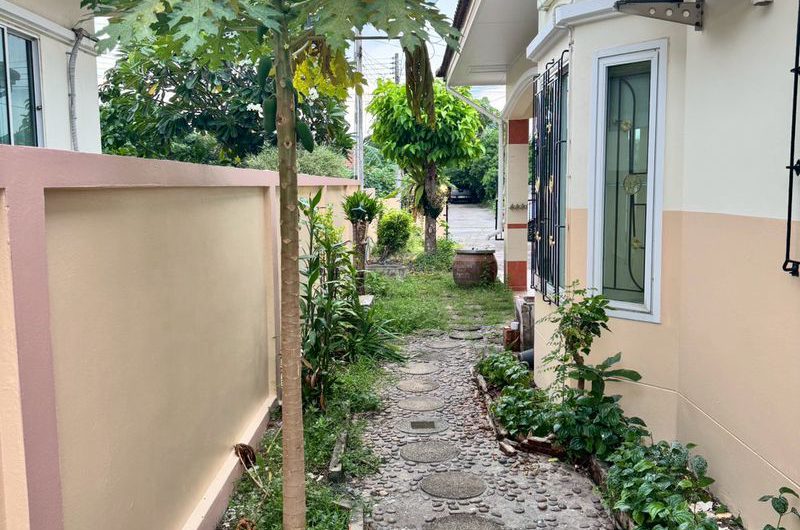 Single-storey detached house for rent, ready to move in, Montri Park Village, Sriracha, Chonburi