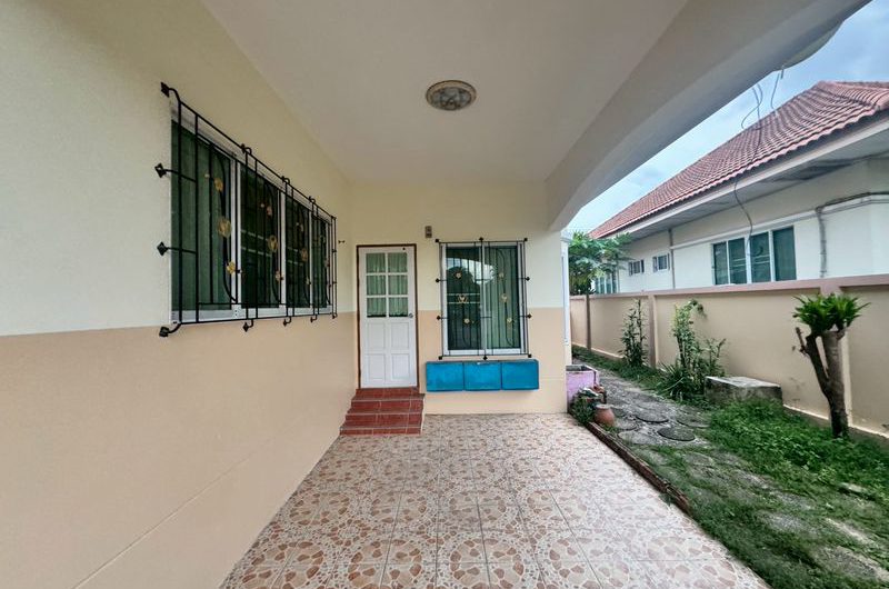 Single-storey detached house for rent, ready to move in, Montri Park Village, Sriracha, Chonburi