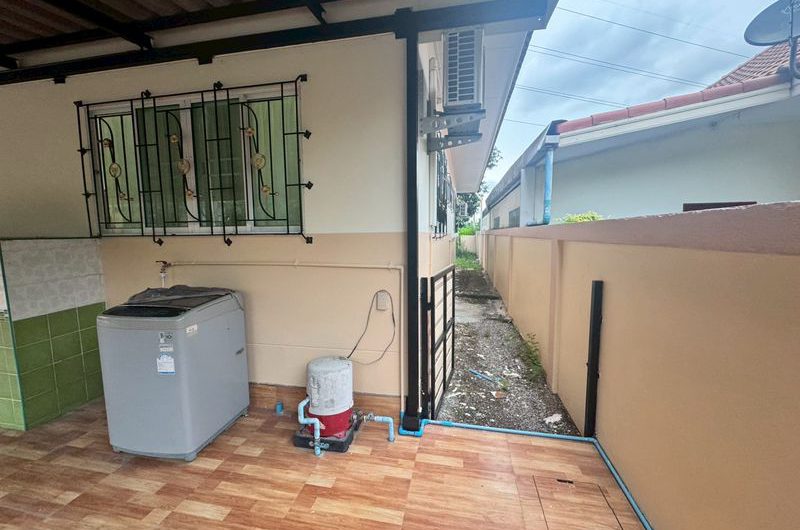 Single-storey detached house for rent, ready to move in, Montri Park Village, Sriracha, Chonburi