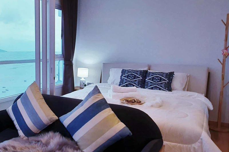 ขายคอนโดศรีราชา โครงการติดทะเล เดอะซี ห้องสวย ชั้นสูง ตกแต่งครบพร้อมเฟอร์