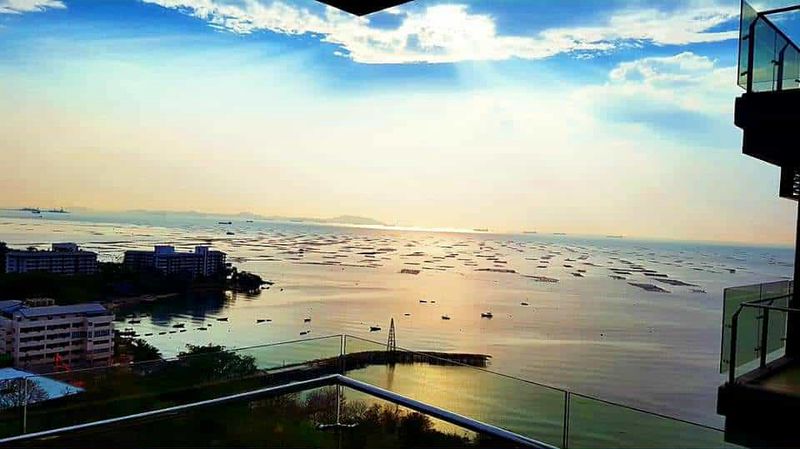 ขายคอนโดศรีราชา โครงการติดทะเล เดอะซี ห้องสวย ชั้นสูง ตกแต่งครบพร้อมเฟอร์