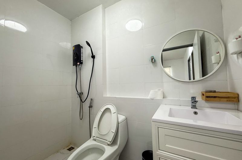 Twin house for sale in Chonburi, Baan Suan Bang Phra project, Sriracha. Fully furnished and move in Ready.