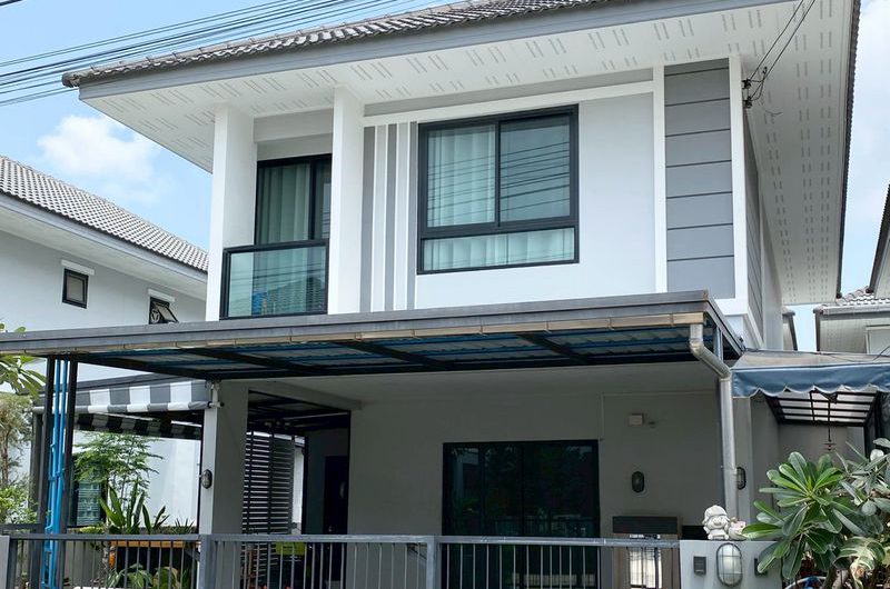 ขาย ให้เช่าบ้านแฝด 2 ชั้น โครงการ มณีรินทร์ไพรเวซี่ หนองขาม ศรีราชา ชลบุรี