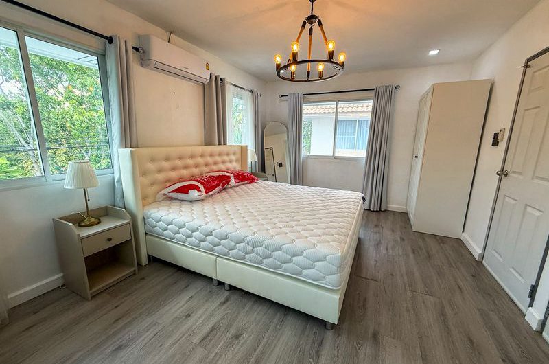 Twin house for sale in Chonburi, Baan Suan Bang Phra project, Sriracha. Fully furnished and move in Ready.