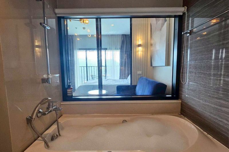 คอนโดศรีราชาพร้อมอยู่ ไนท์บริดจ์ ดิ โอเชี่ยน ห้องแต่งสวย ชั้นสูง วิวเขา