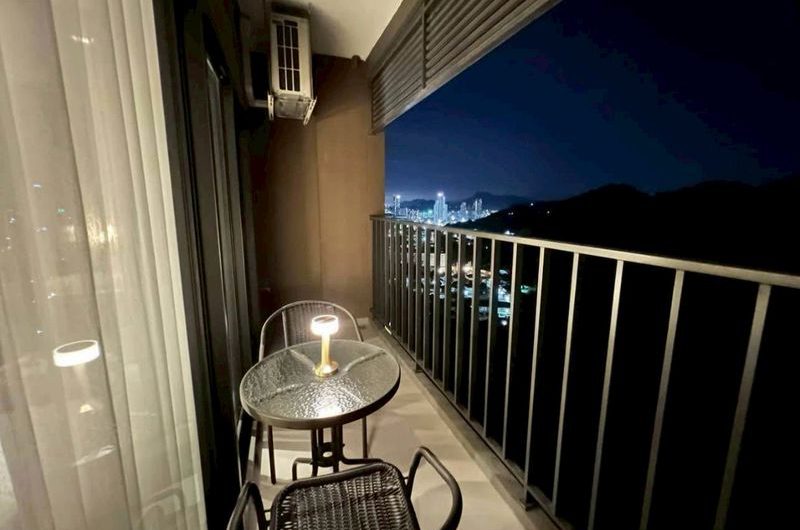 คอนโดศรีราชาพร้อมอยู่ ไนท์บริดจ์ ดิ โอเชี่ยน ห้องแต่งสวย ชั้นสูง วิวเขา