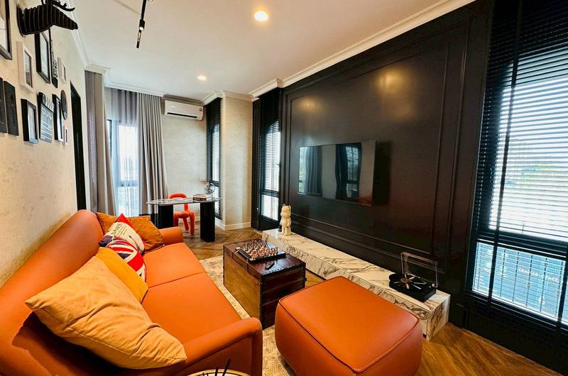 Luxury new detached houses in Chonburi, Kingweston Muangmai prayasajja project.