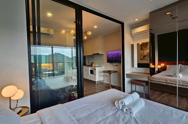 คอนโดศรีราชาพร้อมอยู่ ไนท์บริดจ์ ดิ โอเชี่ยน ห้องแต่งสวย ชั้นสูง วิวเขา