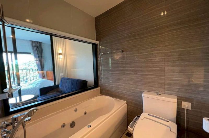 คอนโดศรีราชาพร้อมอยู่ ไนท์บริดจ์ ดิ โอเชี่ยน ห้องแต่งสวย ชั้นสูง วิวเขา