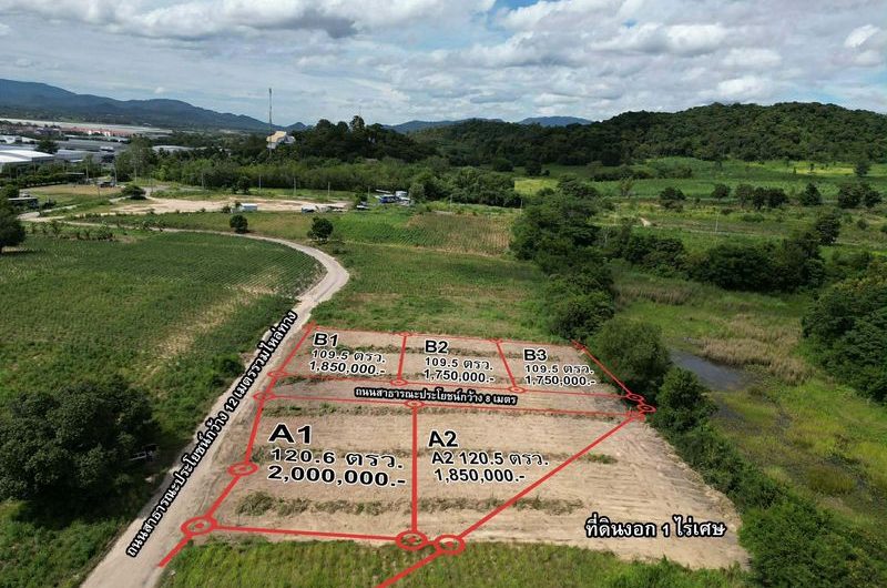 ขายที่ดินทำเลทอง หนองขาม ศรีราชา ใกล้นิคมปิ่นทอง  2
