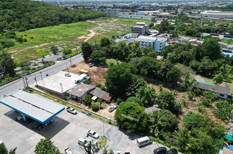 ขายที่ดินศรีราชา แปลงสวย ทำเลทอง ทำเลเก้ากิโล ติดกับปั๊มน้ำมัน ปตท.